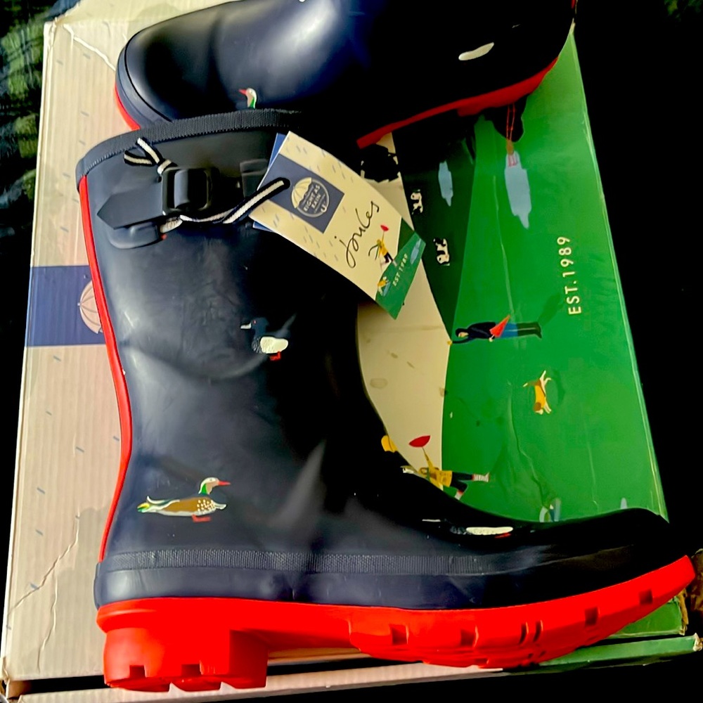 Joules rain boot